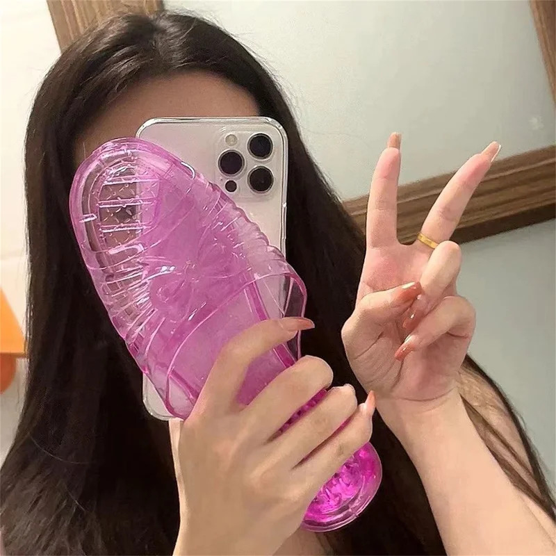 Phone Cases Ugly - Funny Crystal Slippers Phone Case for