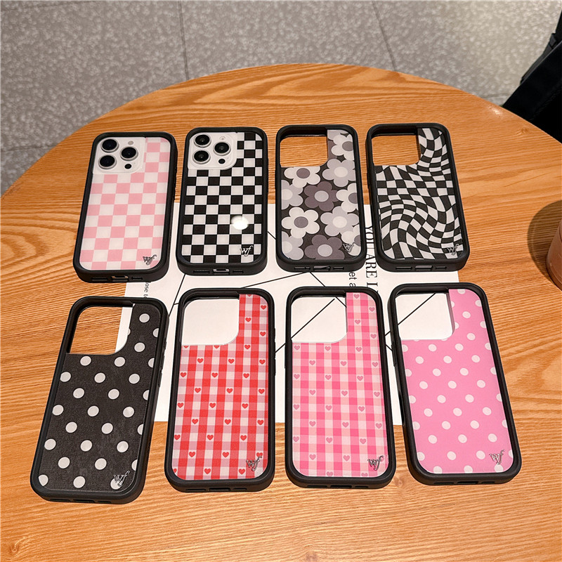Phone Cases Ugly - Wildflower Gingham Heart Phone Case for