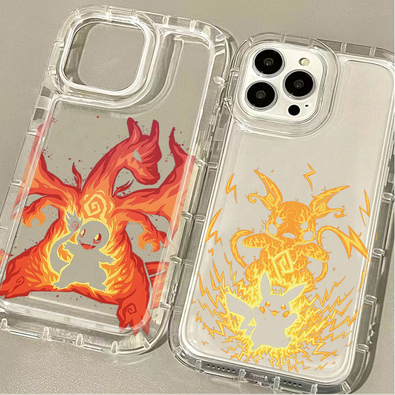 Phone Cases Anime - Anime P-Pokemon Cartoon Clear Phone Case