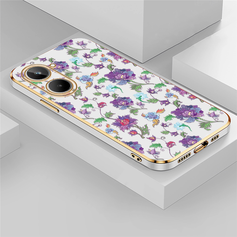 Luxury Flower Pattern Phone Ca - Phone Cases Oppo ulasan dan harga