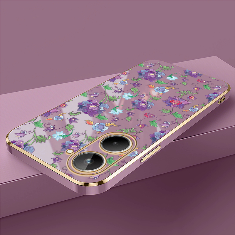 Luxury Flower Pattern Phone Ca - Phone Cases Oppo ulasan dan harga