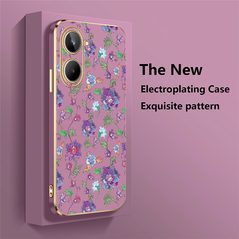 Luxury Flower Pattern Phone Ca - Phone Cases Oppo ulasan dan harga