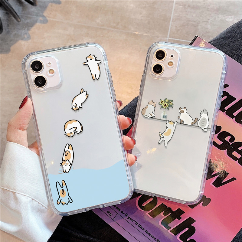 Lovely Fishes Clear Phone Case - Phone Cases For Iphone 11 ulasan dan harga