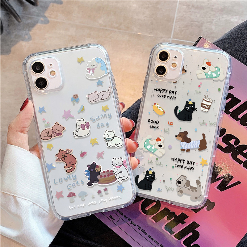 Lovely Fishes Clear Phone Case - Phone Cases For Iphone 11 ulasan dan harga
