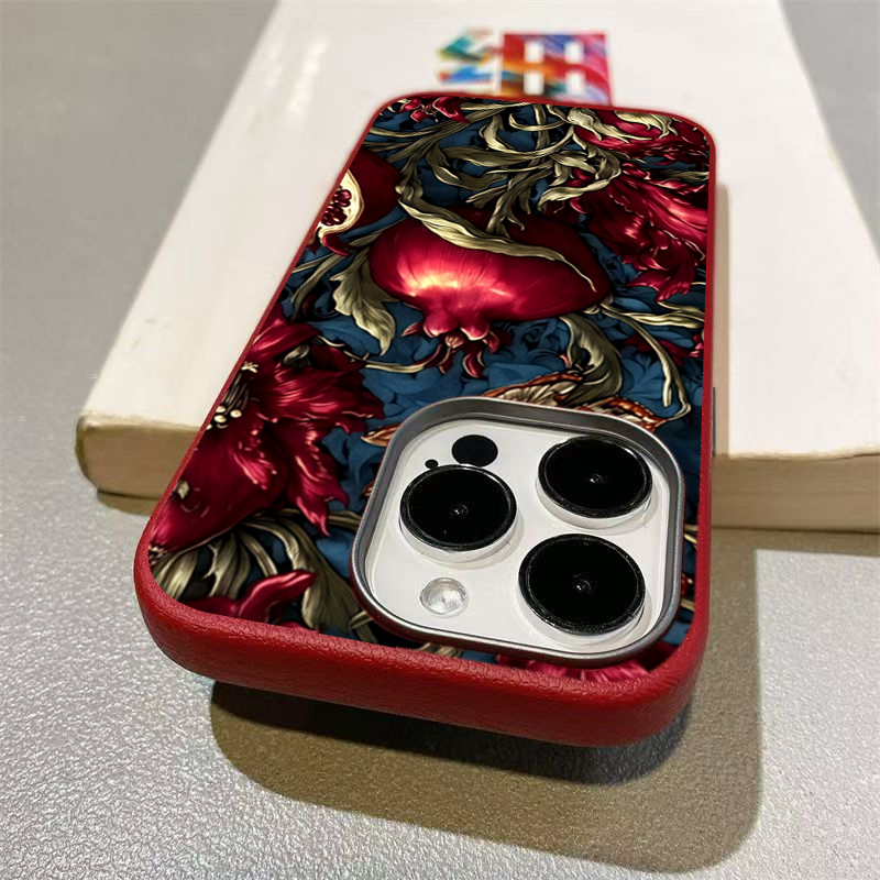 Vintage Pomegranate TPU Art Ph - Phone Cases Art ulasan dan harga