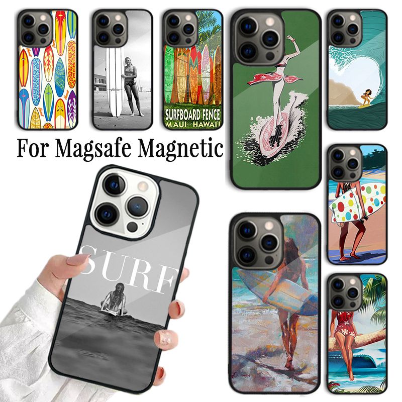 HAWAII BEACH SURF GIRL SURFING - Phone Cases Beach ulasan dan harga
