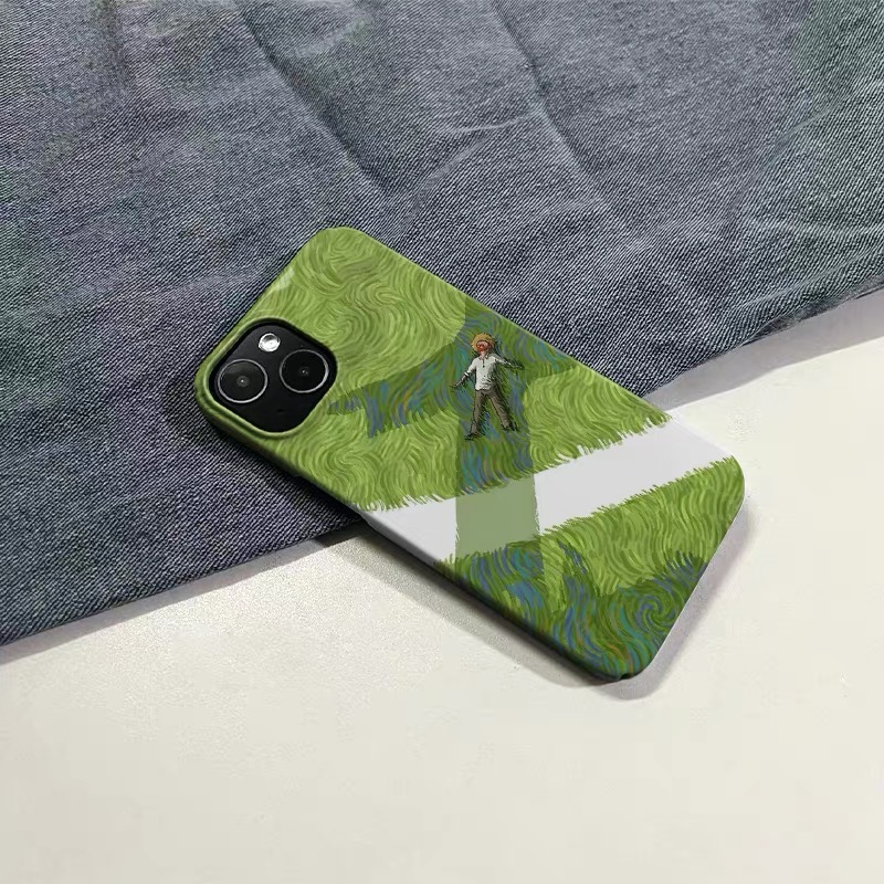 Green Lawn Resting Boy Phone C - Phone Cases Xr Boys ulasan dan harga