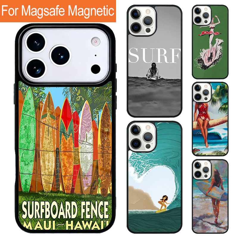 HAWAII BEACH SURF GIRL SURFING - Phone Cases Beach ulasan dan harga