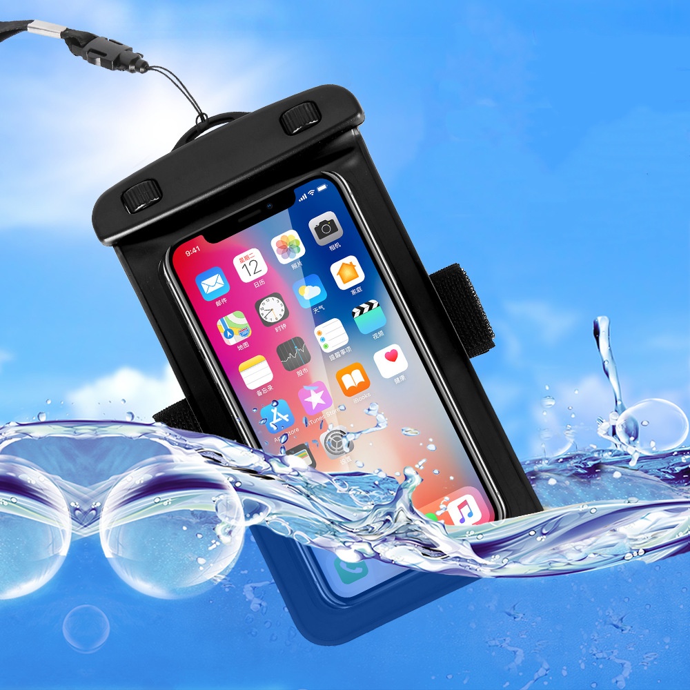 Waterproof Phone Pouch Armband - Phone Cases Beach ulasan dan harga