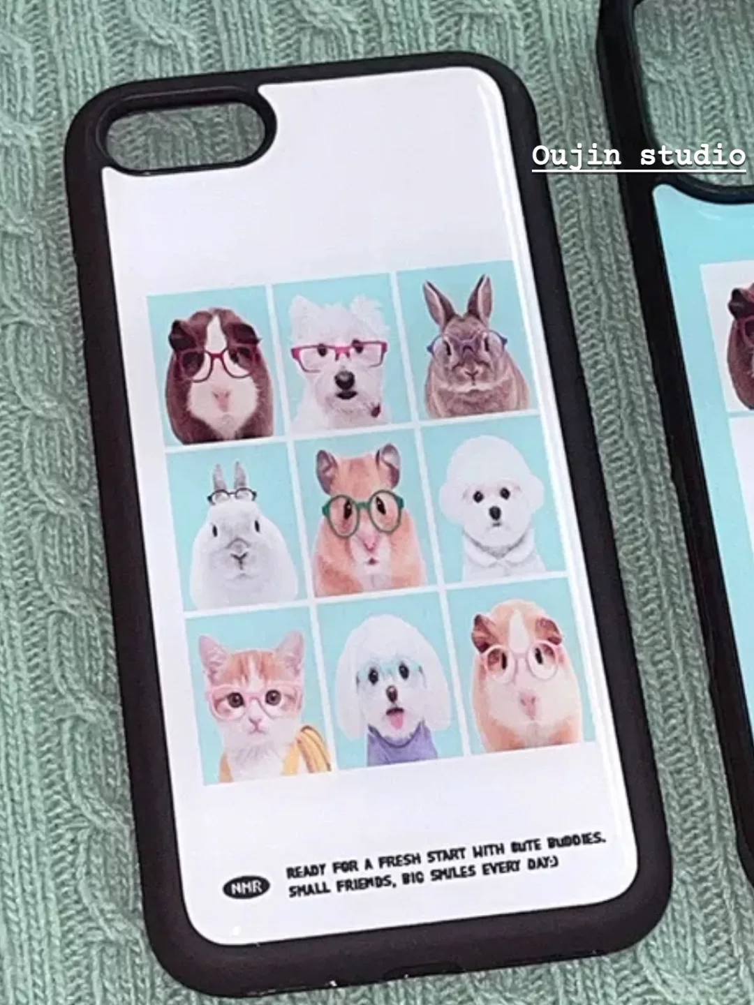 Korean Cute Animal Head Sticke - Phone Cases Kawaii ulasan dan harga