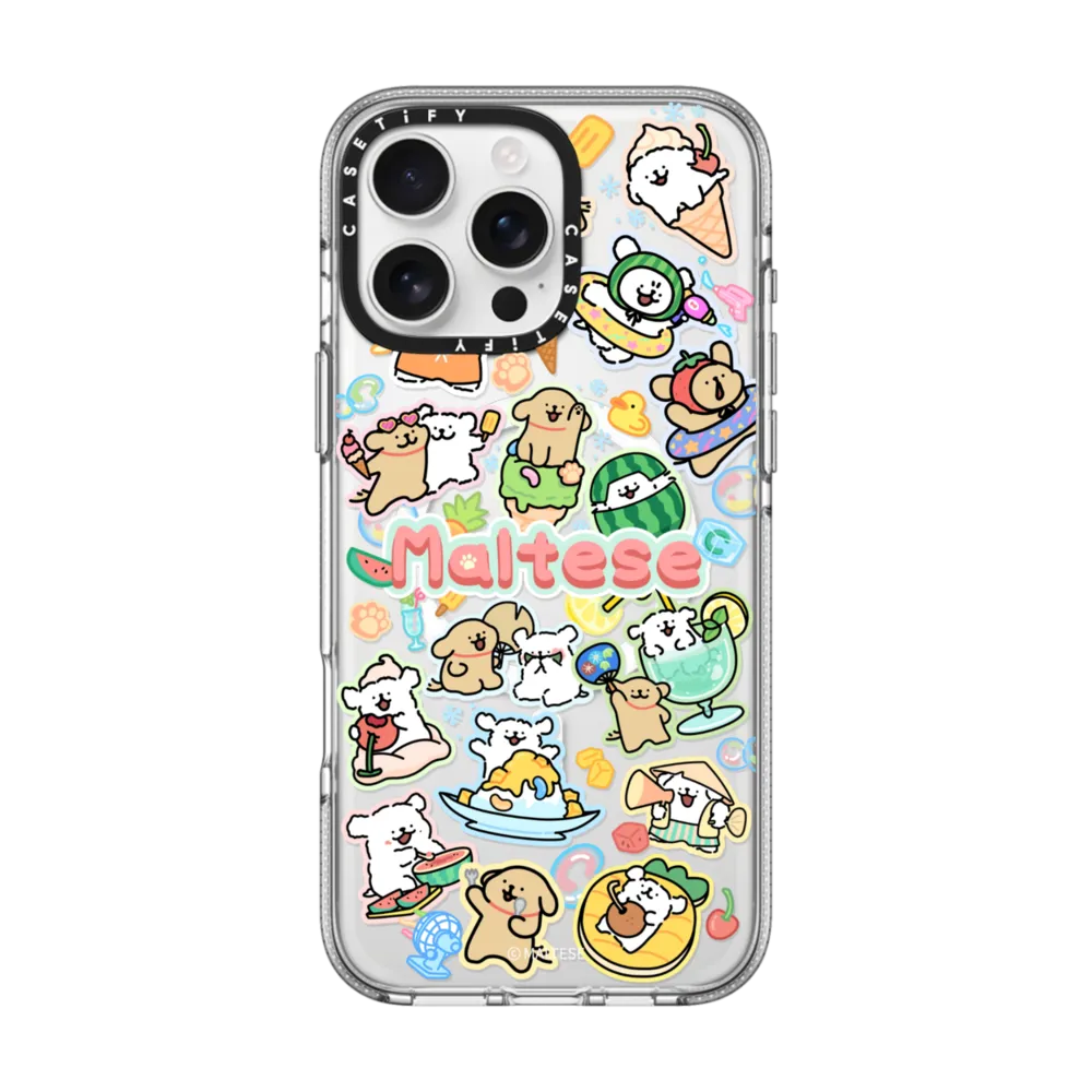 CASETiFY MAltese Line Dog Art  - Phone Cases Art ulasan dan harga