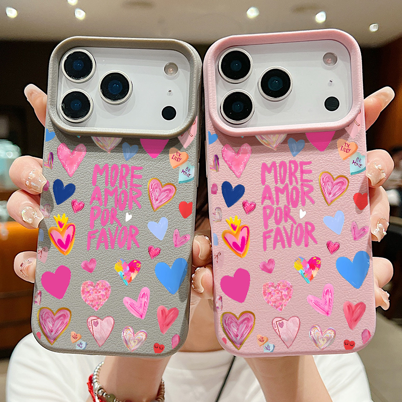 Heart Print Soft Phone Case Fo - Phone Cases Leather ulasan dan harga