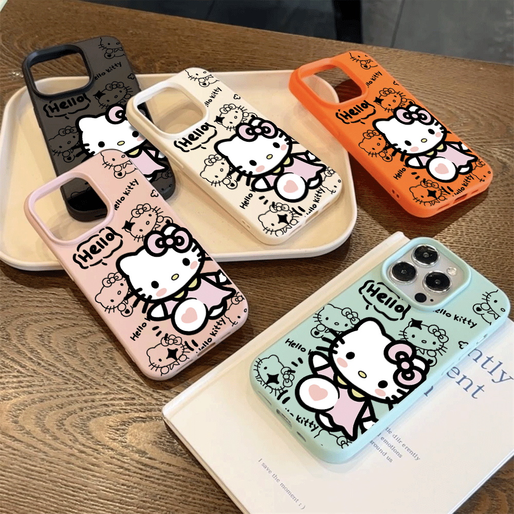 Cute Kawaii HelloKitty Sketch  - Phone Cases Kawaii ulasan dan harga