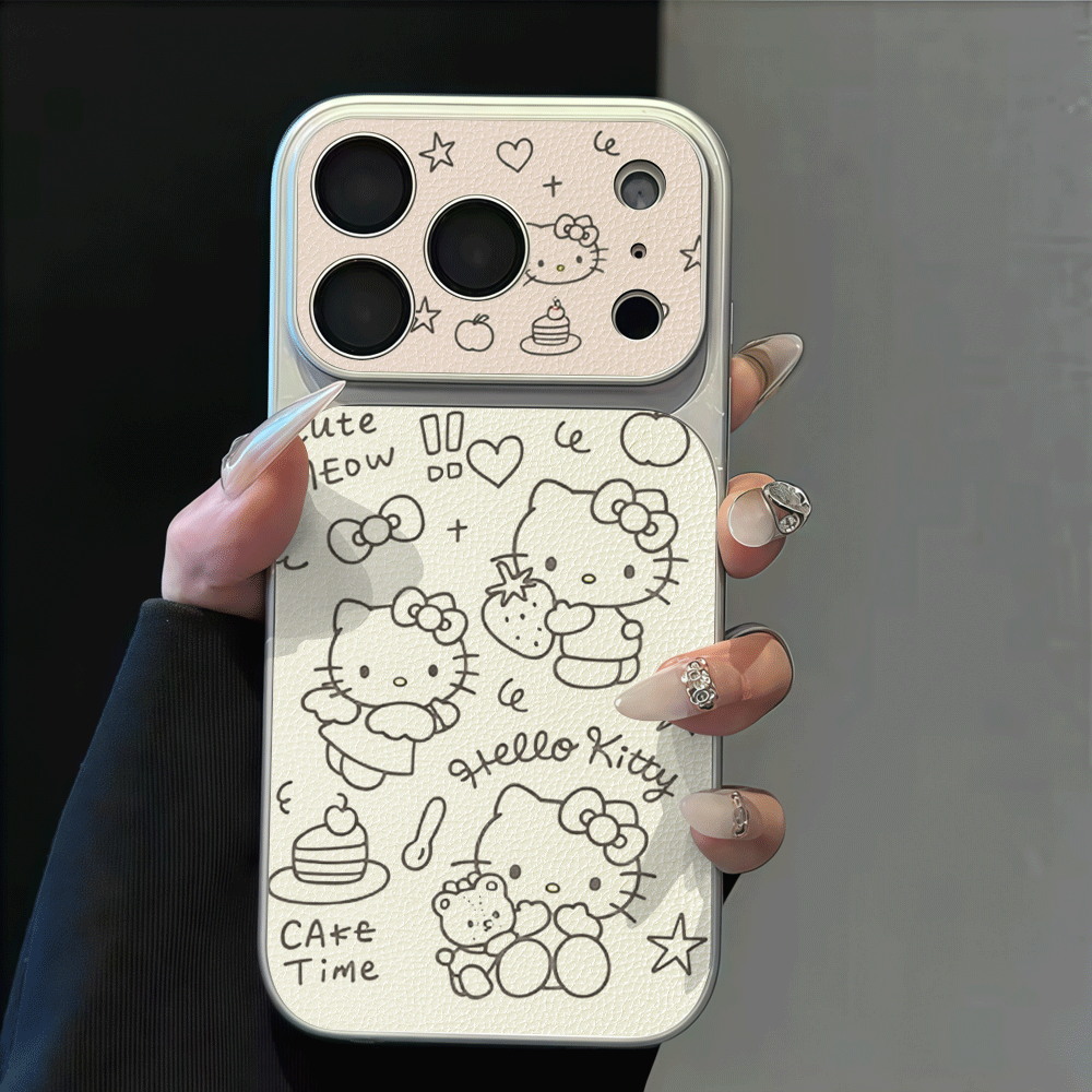 Doodle Line Art Hello Kitty Ph - Phone Cases Art ulasan dan harga