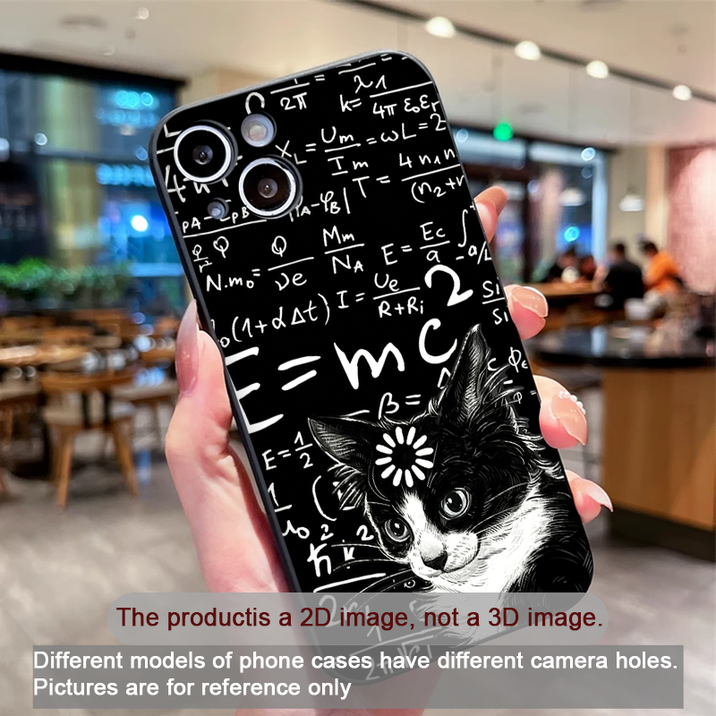 Funny Art Thinking Formula Cat - Phone Cases Oppo ulasan dan harga
