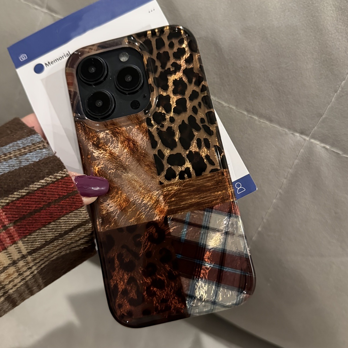 High-End Leopard Print And Tin - Phone Cases Art ulasan dan harga