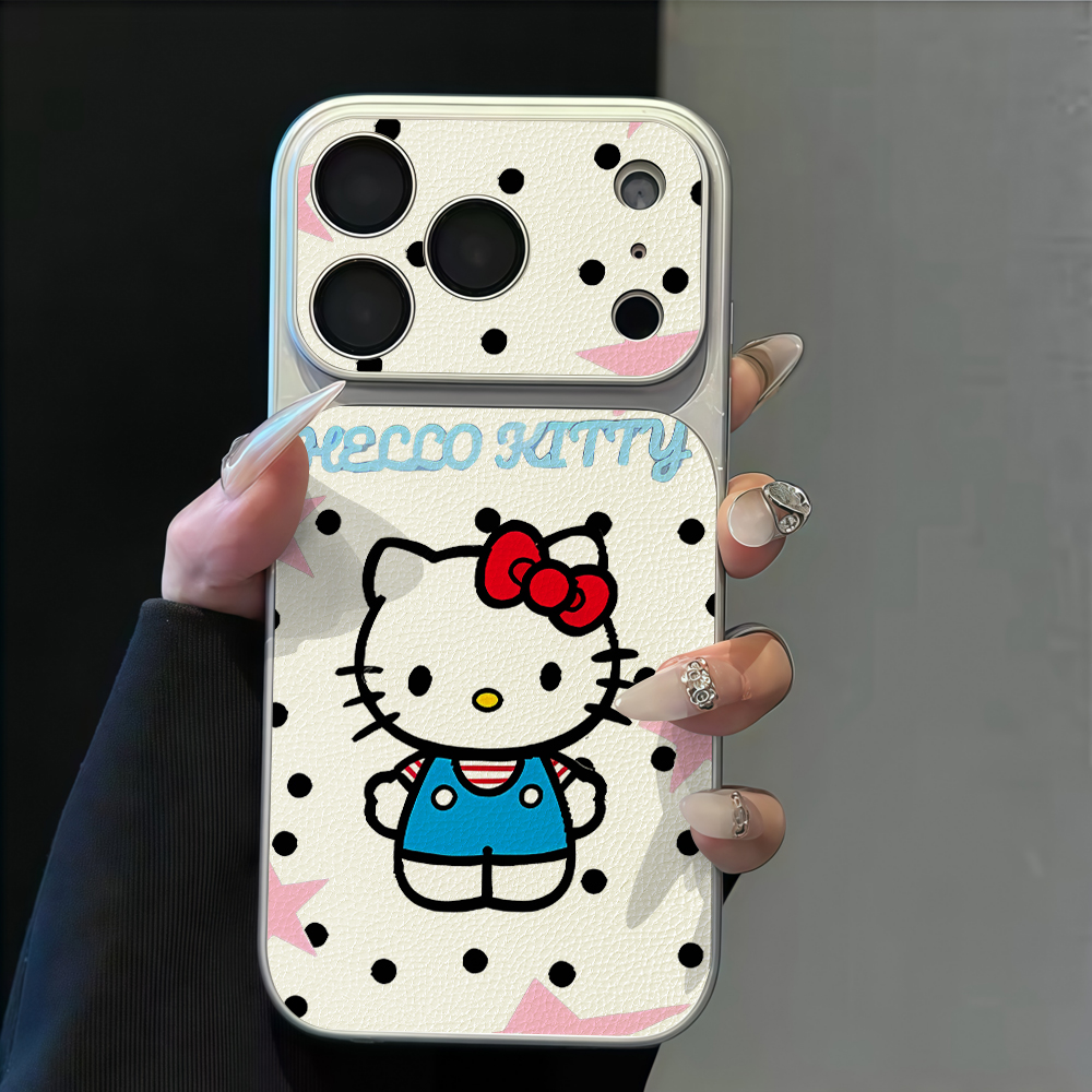 Retro Hello Kitty Polka dot Ph - Phone Cases Leather ulasan dan harga