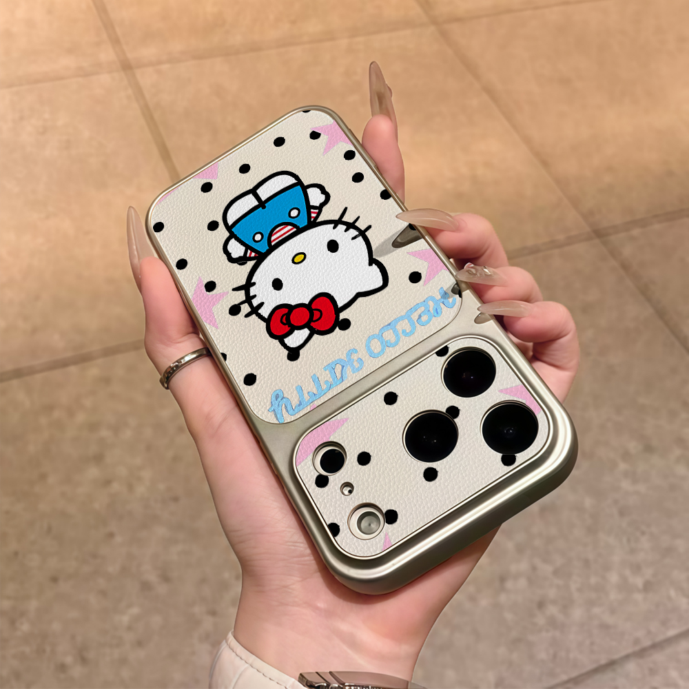 Retro Hello Kitty Polka dot Ph - Phone Cases Leather ulasan dan harga