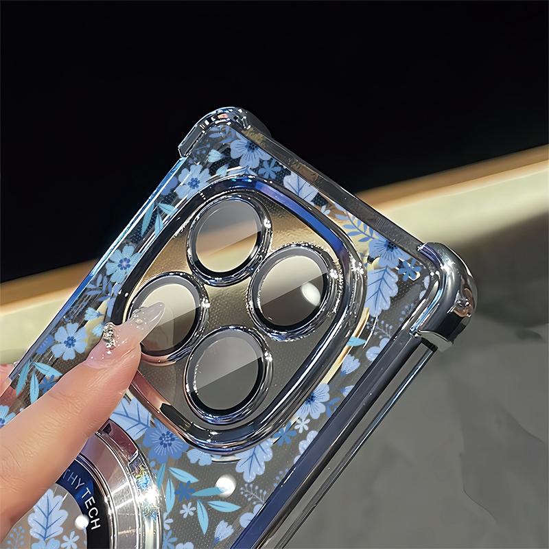 Stand Holder Plating Phone Cas - Phone Cases Realme ulasan dan harga