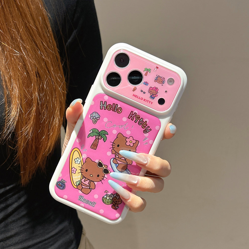 Fashion Cute Cartoon Sanrio He - Phone Cases Beach ulasan dan harga