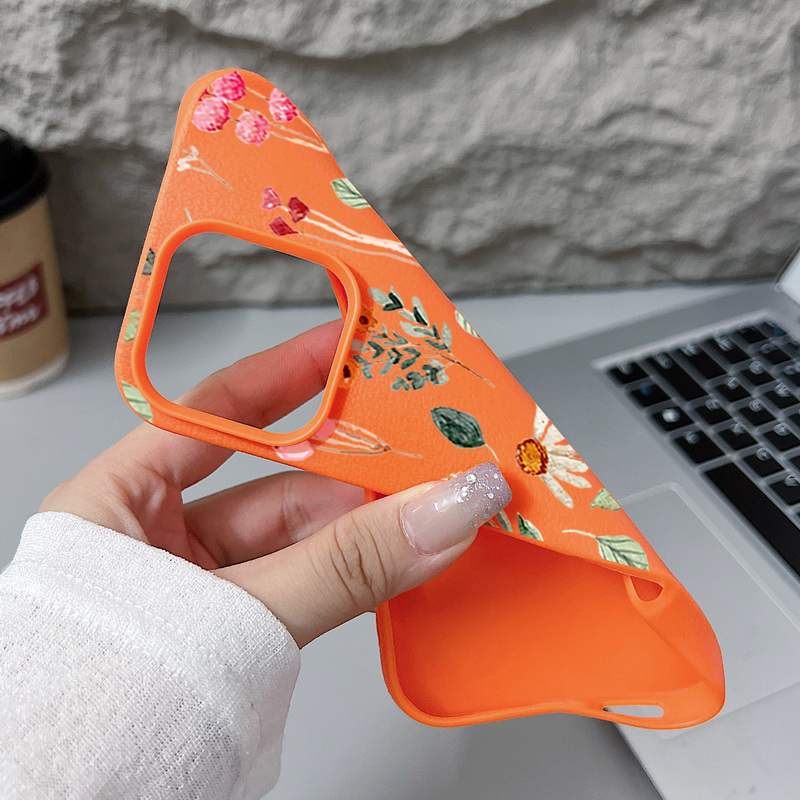 Colorful Plants Printed Leathe - Phone Cases Leather ulasan dan harga