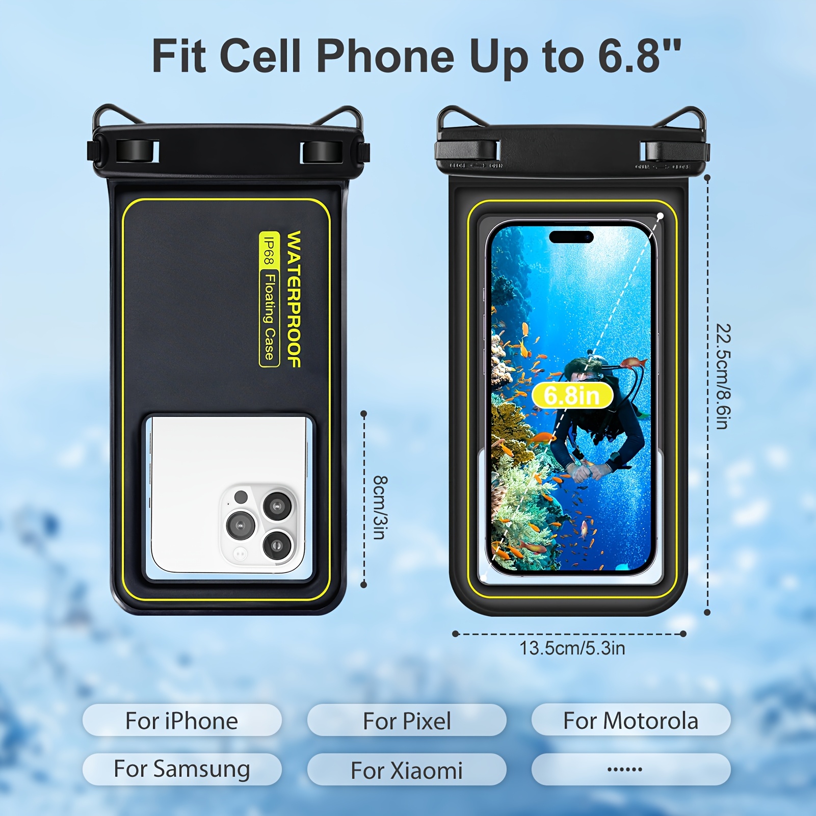 Phone Waterproof Bag - Phone C - Phone Cases Beach ulasan dan harga