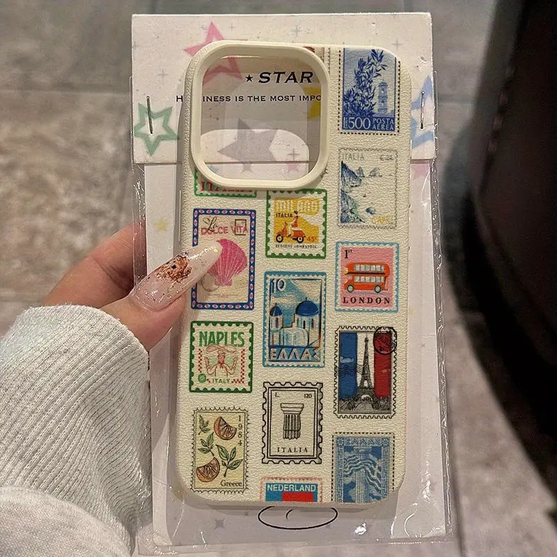 Vibrant Retro Stamp Lichee Des - Phone Cases Beach ulasan dan harga