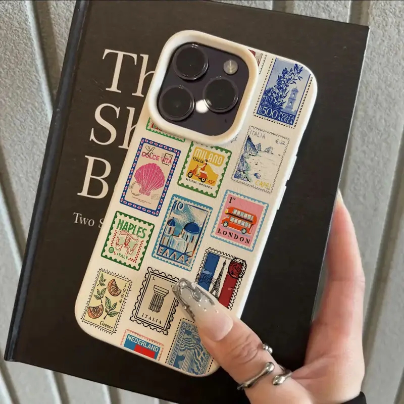 Vibrant Retro Stamp Lichee Des - Phone Cases Beach ulasan dan harga