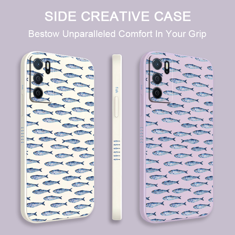 Reno 15 Fish Print Phone Case  - Phone Cases Oppo ulasan dan harga