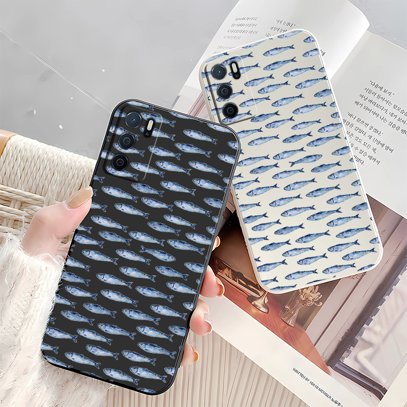 Reno 15 Fish Print Phone Case  - Phone Cases Oppo ulasan dan harga
