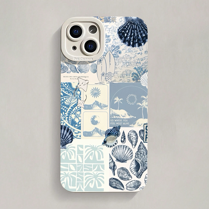 Ocean Creative Coastal Seashel - Phone Cases Beach ulasan dan harga