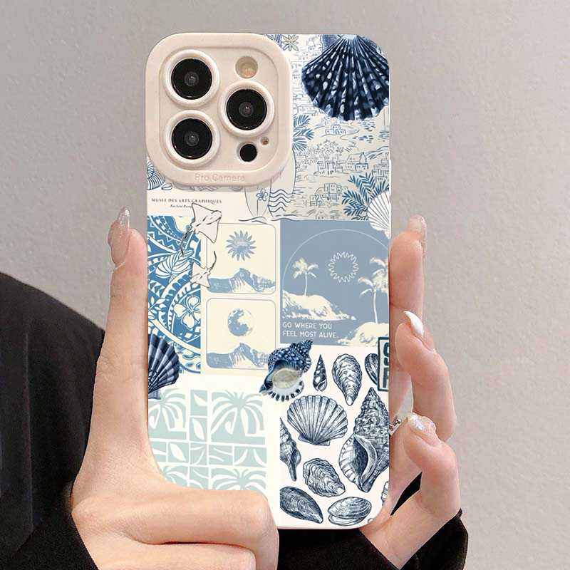 Ocean Creative Coastal Seashel - Phone Cases Beach ulasan dan harga