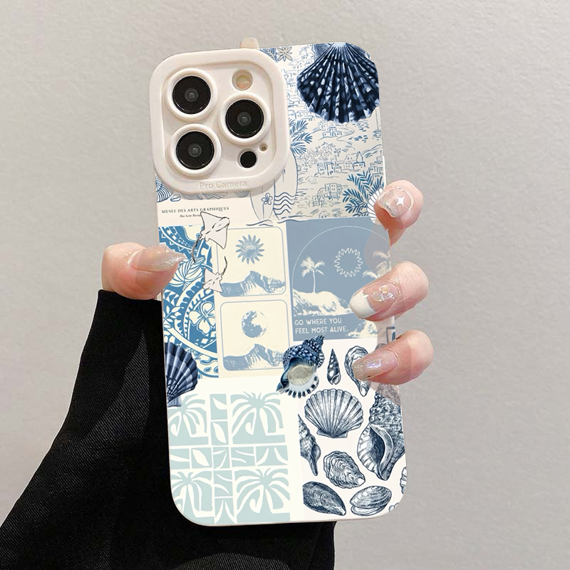Ocean Creative Coastal Seashel - Phone Cases Beach ulasan dan harga