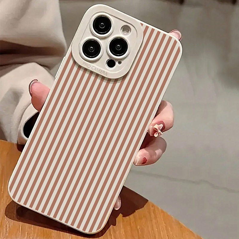 Pink Striped Painted Anti-Drop - Phone Cases For Iphone 11 ulasan dan harga