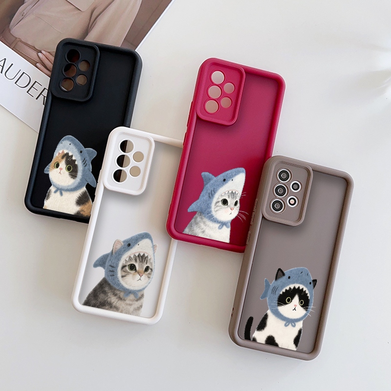 Cute Cartoon Animal Shark Cat  - Phone Cases Oppo ulasan dan harga