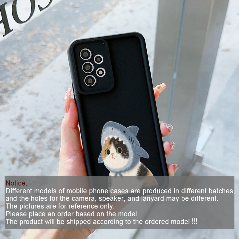 Cute Cartoon Animal Shark Cat  - Phone Cases Oppo ulasan dan harga