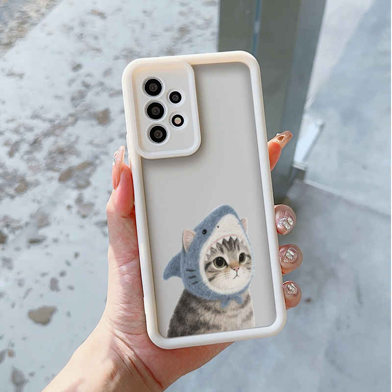 Cute Cartoon Animal Shark Cat  - Phone Cases Oppo ulasan dan harga