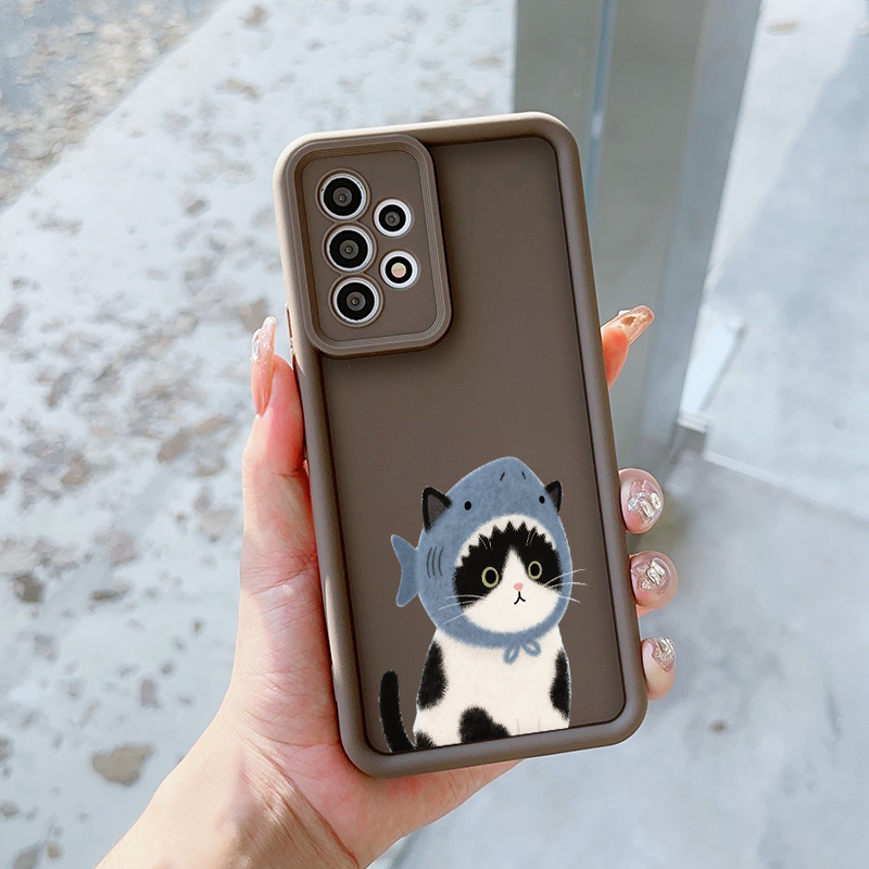 Cute Cartoon Animal Shark Cat  - Phone Cases Oppo ulasan dan harga